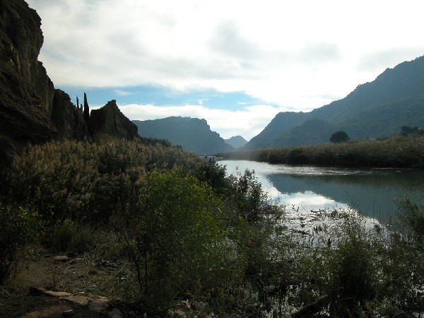 El Ro Segura a su paso por Blanca