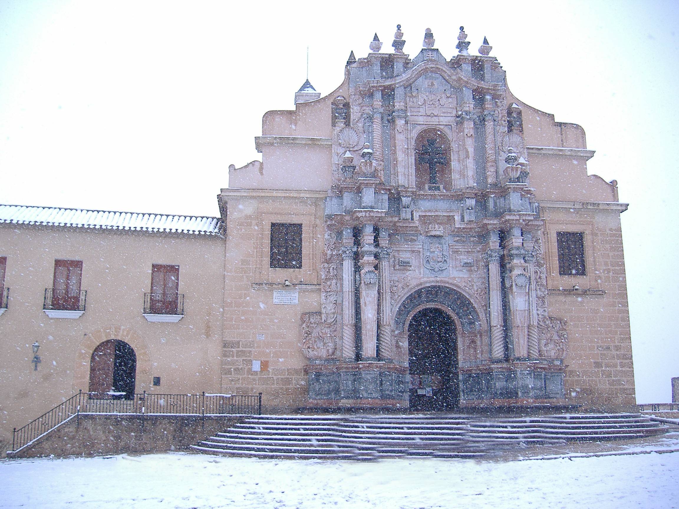 Nieve en el Santuario