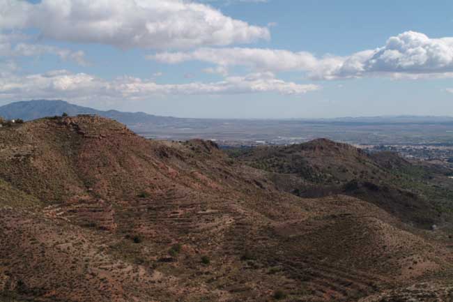 Panormica de las sierras de  Aledo